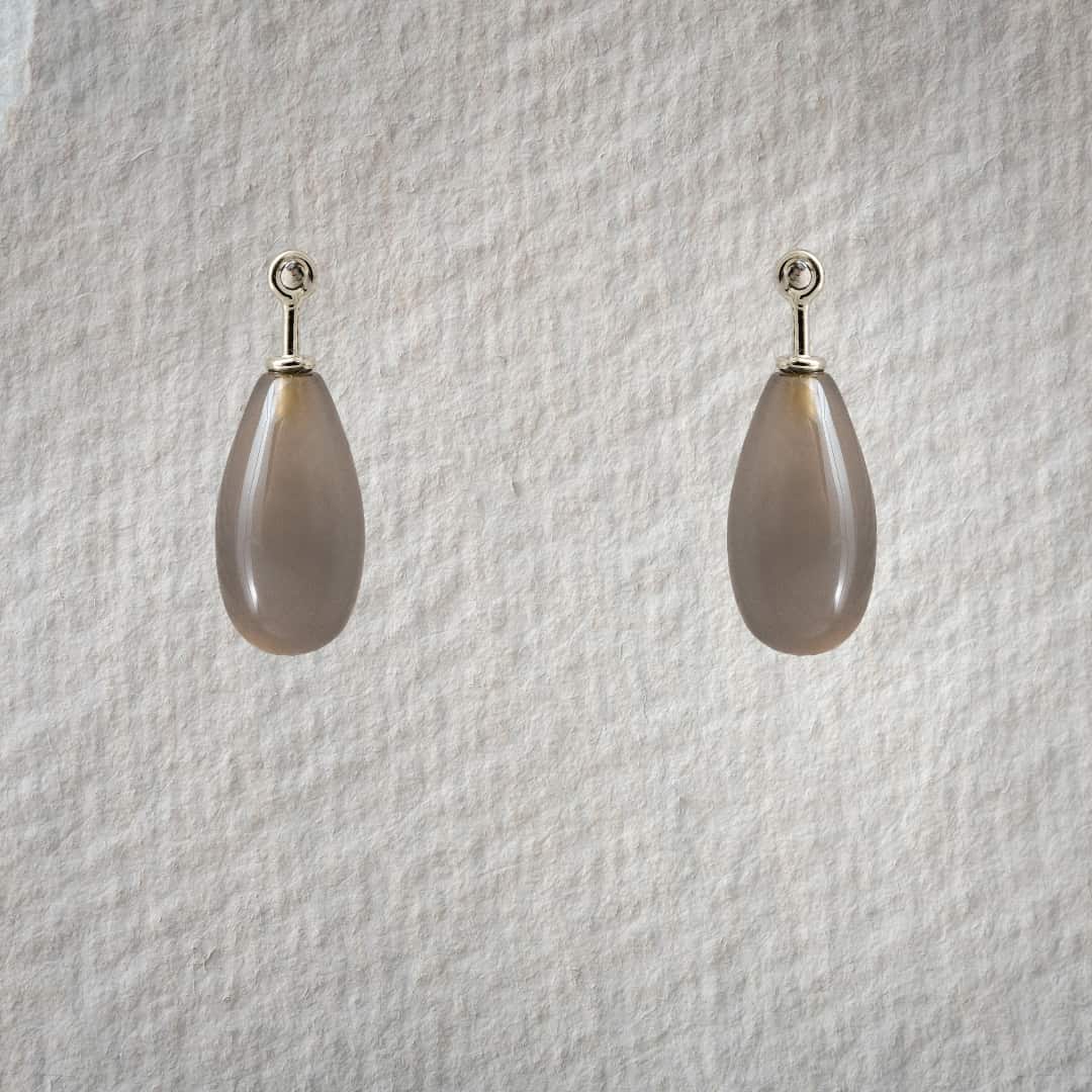 Grauachat Pampel 15x8mm Grauachat Pampel 15x8mm