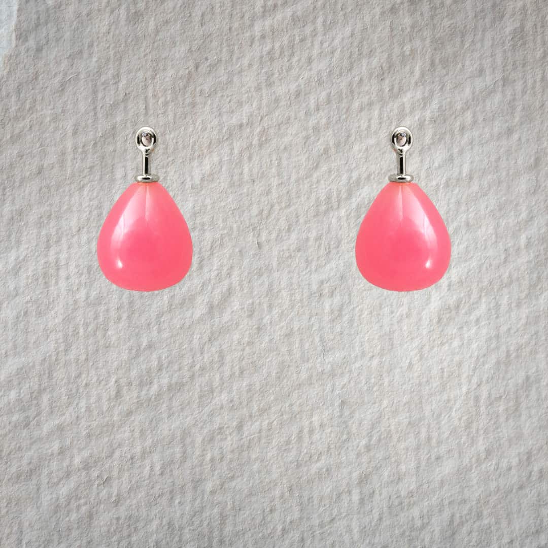 rek. Chalcedon hot pink Pampel 12x10mm rek. Chalcedon hot pink Pampel 12x10mm